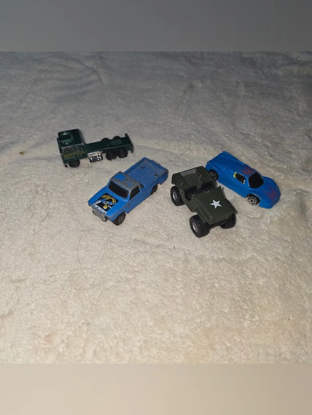 Lot of 4 Vintage Diecast Cars Made in China